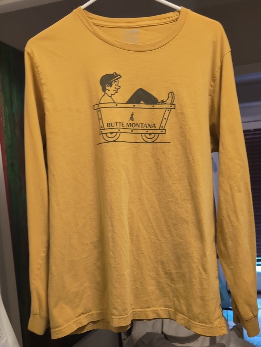 Yellow Long-Sleeve Kids Tee
